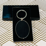 Leather Monogrammed Key Chain