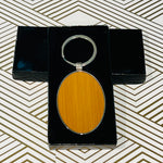 Leather Monogrammed Key Chain