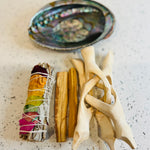 5"+ Hand-selected Premium Abalone Shell with 6" Wooden Cobra Stand Natural